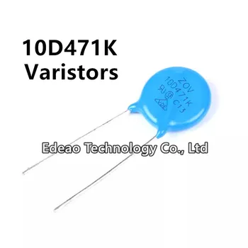 20 шт./лот Варисторы 10D471K 10D-471K 471KD10 470V диаметр: 10 мм