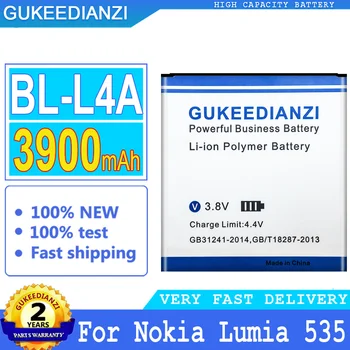 3900 мАч Аккумулятор мобильного Телефона Для Microsoft Nokia Lumia 535 RM-1090 RM-1089 Dual 830 RM-984 BL L4A Lumia535 Dual830 Батареи