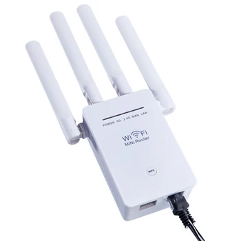 5G Wifi Ретранслятор Усилитель Wi-Fi Дальнего Действия 1200 Мбит/с Расширитель Сети Сигнала Wi-Fi Беспроводной Усилитель Wi-Fi 5 ГГц Точка Доступа Wi-Fi