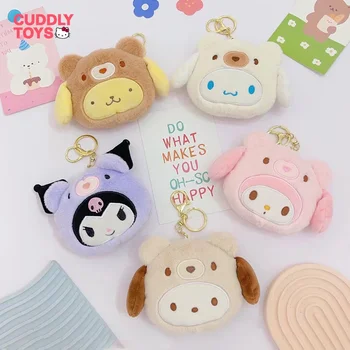 Sanrio Брелок Kawaii Hello Kitty Плюшевые Игрушки-Куклы Кулон Милая Сумка Декор Sanrio Брелок Кулон Мультяшные Игрушки для Детей Подарок