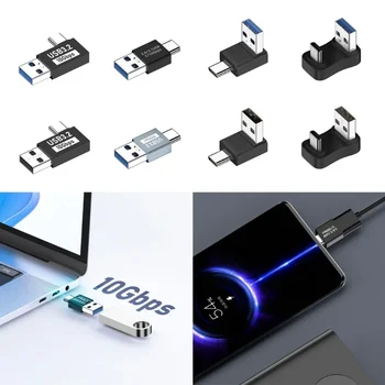 Адаптер-преобразователь USB C Male в USB3.1 для более быстрой зарядки и скорости передачи данных до 10 Гбит/с
