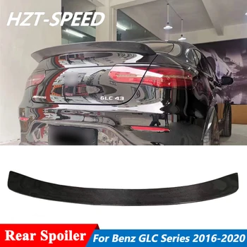 Большой AMG Стиль Углеродного Волокна Материал Багажника Крыло Задний Спойлер Для Benz GLC260 GLC43 GLC63 Coupe 2016-2020