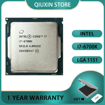 ГГц четырехъядерный процессор cpu,Б/у процессор Intel Core i7-6700K i7 6700k LGA 1151 8 МБ кэш 4,0