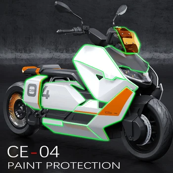 Для BMW CE04 CE-04 CE 04 Защита Краски Мотоцикла TPU Краска Комплекты Полной Защиты От царапин Пленка Наклейки Для Защиты Кузова
