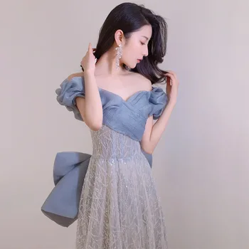Женское вечернее платье Hong Hu 2023, новое Роскошное вечернее платье принцессы для помолвки, свадебное платье для выпускного вечера для женщин