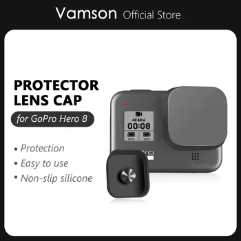 Защитный Колпачок Vamson для GoPro Hero 8 Black Action Camera Protector Крышка объектива для Аксессуара для Экшн-Камеры Go pro 8 VP721
