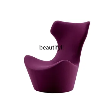 Изготовленное на заказ кресло Grande Papilio с вращающейся высокой спинкой, простое современное кресло для отдыха, дизайнерское скандинавское кресло, мебель для гостиной