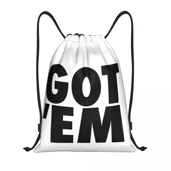 Изготовленные на заказ сумки с завязками GOT 'EM для тренировок, Рюкзаки для йоги, Женские Мужские Спортивные сумки для спортзала
