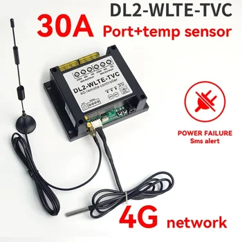 Интеллектуальный контроллер 4G LTE DL2-WLTE-T/TC 2CH APP Remote Control 0A Мотор Реле Высокой мощности Набор Номера SMS ВЕБ-Сигнализация о неисправности