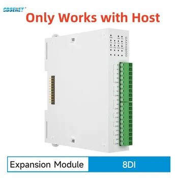 Модуль удаленного ввода-вывода Расширения 8AI RS485 Ethernet CDSENET GXAXX0800 с Аналоговым Коммутатором Modbus TCP RTU Работает с Хостом