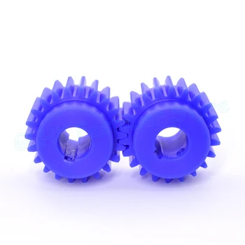 Мотор-редуктор из синего нейлона 2Mod С Шаговыми 17-30-зубчатыми Пластиковыми Цилиндрическими Шестернями Со Шпоночными Отверстиями Диаметром от 12 14 15 до 25 мм