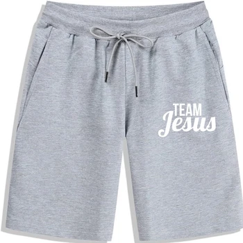 мужские шорты s Sportswears Team Jesus, винтажные смелые крутые мужские шорты Christian с принтом Swea для мужчин на День благодарения, специальные