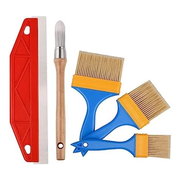 Набор инструментов для обрезки щеток Пластиковые Для стен Круглые Декоративные кисти для покраски дома