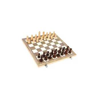 Набор шахматных досок Настольная игра 3 В 1 Портативные шашки и Нарды Комбинированный набор настольных игр для взрослых и девочек