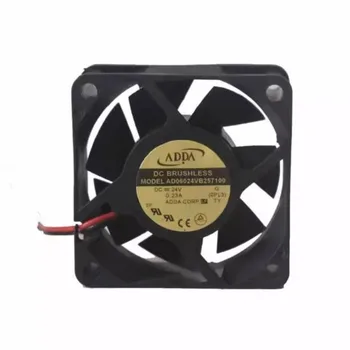 Новый охлаждающий вентилятор для ADDA AD06024VB257100 24V 0.23A Вентилятор преобразователя частоты 60*60*25 мм