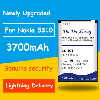 Полная защита и безопасность 3700 мАч BL-4CT BL4CT Литий-ионный Аккумулятор Высокой Емкости Для Телефона Nokia 5310 5630XM 7212C 7210C 6600F