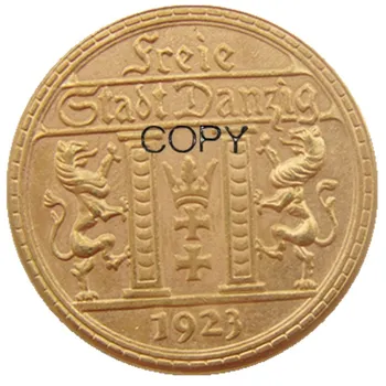 Польша 25 гульденов 1923 года, позолоченная копия монеты