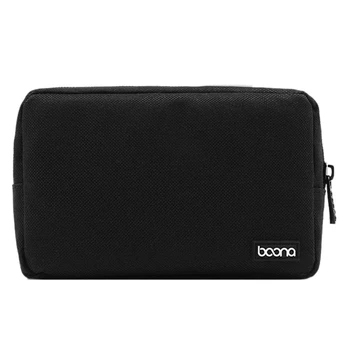 Портативная дорожная сумка для хранения BOONA, многофункциональная сумка для ноутбука, адаптер питания, блок питания, кабель для передачи данных, зарядное устройство, черный