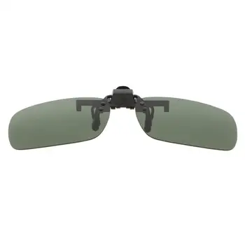 Регулируемые Солнцезащитные очки с Большими Поляризованными Линзами с откидной Клипсой для рыбалки, верховой езды Для Мужчин и Женщин 3 цвета на выбор