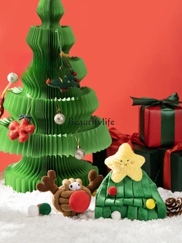 Рождественская игрушка для собачьего корма, Рождественская елка, мяч с лосем, милая игрушка для домашних животных, вокальный мяч