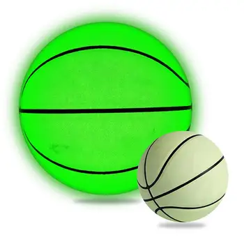 Светоотражающий Баскетбол Размер 7 Светоотражающий Светящийся Ночной Баскетбольный Мяч Из Искусственной Кожи Баскетбол Для Тренировок Подарки На День Рождения