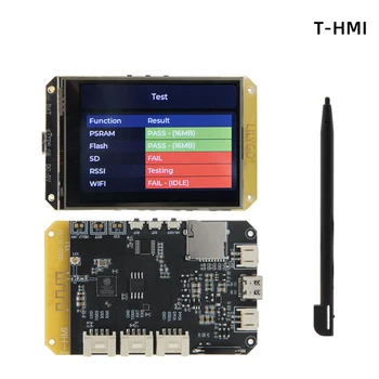 Сенсорный дисплей T-HMI ESP32-S3 2,8-дюймовый ЖК-экран ST7789, Wi-Fi, Bluetooth-совместимый модуль 5.0, Поддержка встроенной вспышки TF Type C16 МБ