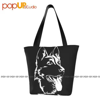 Силуэт собаки, Немецкая овчарка, дорожные сумки, универсальная хозяйственная сумка, сумка для хранения