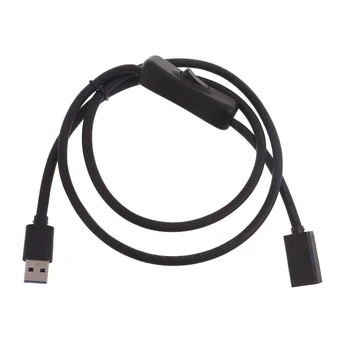 Удлинительный кабель Y1UB с Прямой головкой USB3.0, Шнур с Переключателями Включения-выключения, Поддерживает Передачу данных и питание USB-вентилятора /Udisk