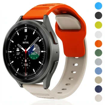 22 мм 20 мм Силиконовый ремешок для Samsung Galaxy Watch 5/Pro/4/Classic Huawei Watch GT 2 Браслет для Amazfit GTR/GTR4/GTS /2e/ mini /3 /4