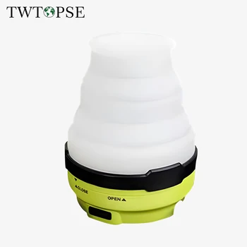 TWTOPSE Наружный складной светильник для министерства обороны Солнечная USB-лампа для зарядки 100 люмен Непромокаемый походный фонарь 1800 мАч с 4 режимами