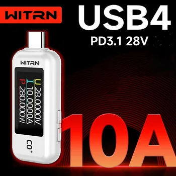Vijian C0q + тестер USB измеритель напряжения и тока type-c прямое обнаружение PD3.1 C2 быстрая зарядка 48vEPR28