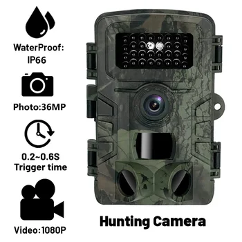 Камера слежения 1080P 36MP с новейшим сенсором обзора 0,2 с для мониторинга дикой природы