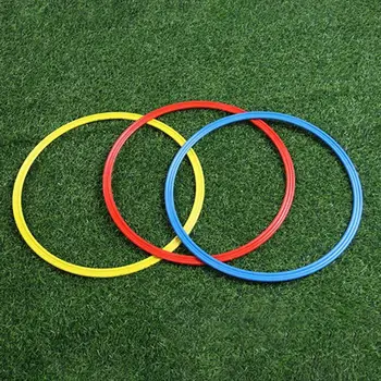 Круглые кольца для тренировки скорости и ловкости, Экологически чистые высокопрочные футбольные кольца для тренировки скорости и ловкости, Тренировочное оборудование