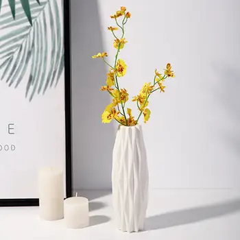 Настольная ваза, устойчивая к падению, Геометрический дизайн, экологичный контейнер для цветов, украшение настольной вазы, Декоративный цветочный горшок