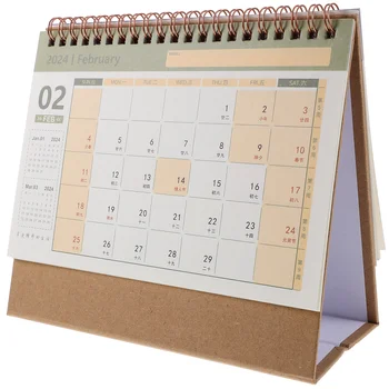 Офисный календарь на месяц, настольный планировщик на мольберте, мини-блокнот для заметок на год, Ежедневная повестка дня, современное расписание Бесплатно