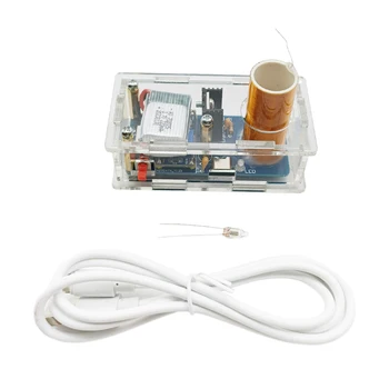 Перезаряжаемый Миниатюрный Детектор катушки Тесла Электромагнитный Импульсный Тестовый прибор для обучения освещению электронных сигарет DIY Kit