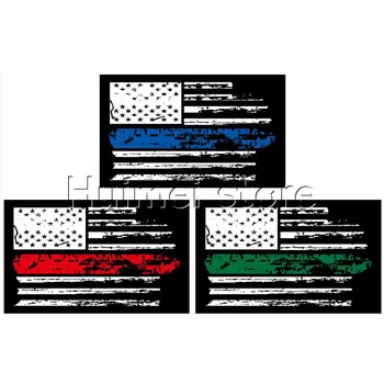 Полицейские флаги США, тонкая синяя, красная, зеленая линия 90 * 150 см, Флаг США, черно-бело-синий баннер американского флага