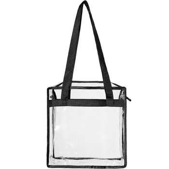 Прозрачная сумка через плечо из ПВХ, водонепроницаемая прозрачная сумка для книг, прозрачная сумка через плечо