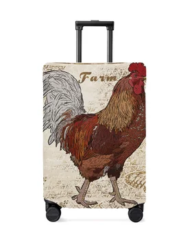 Текстура бабочки в деревенском стиле, защитный чехол для багажа, аксессуары для путешествий, Эластичный Пылезащитный чехол для чемодана, защитный рукав
